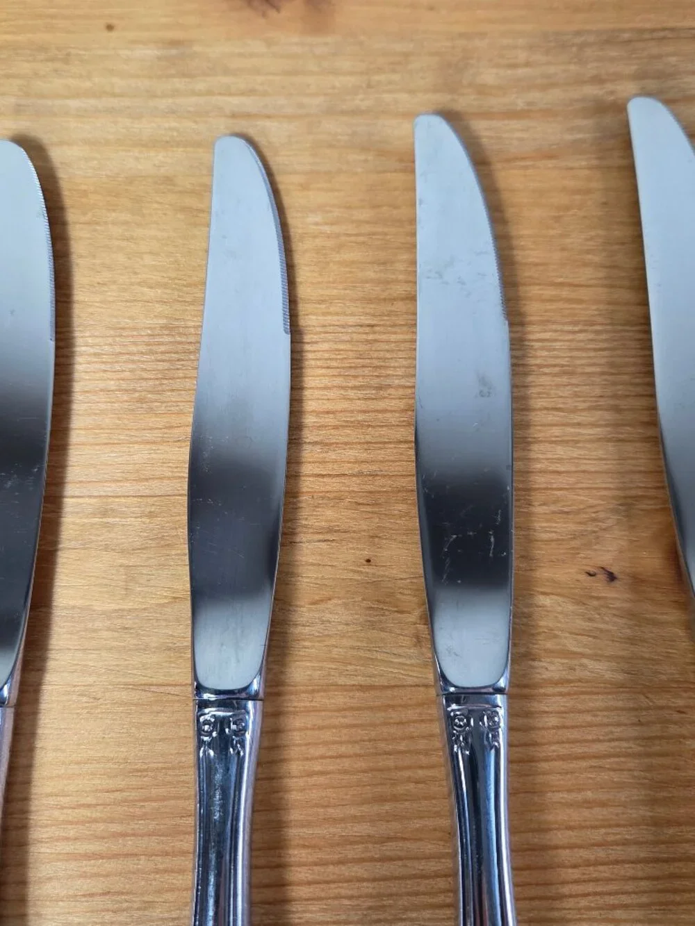 Oneida Community BRAHMS Dinner Knives Hollow (Set of 8) Stainless 9